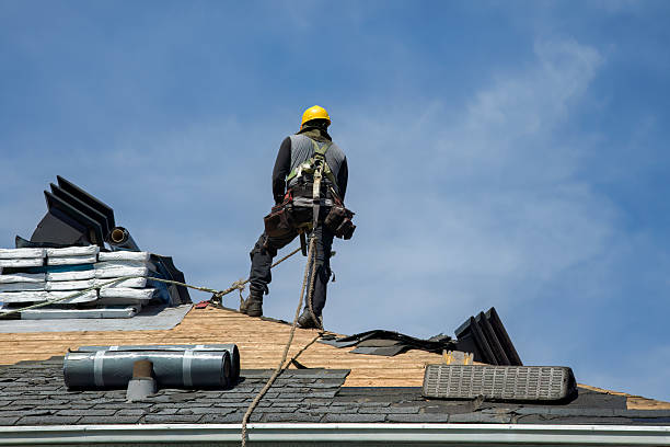 Professional Roof Replacement technician working in Haddonfield, NJ